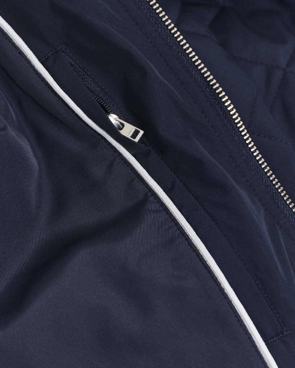Gant Quilted Windcheater Evening Blue