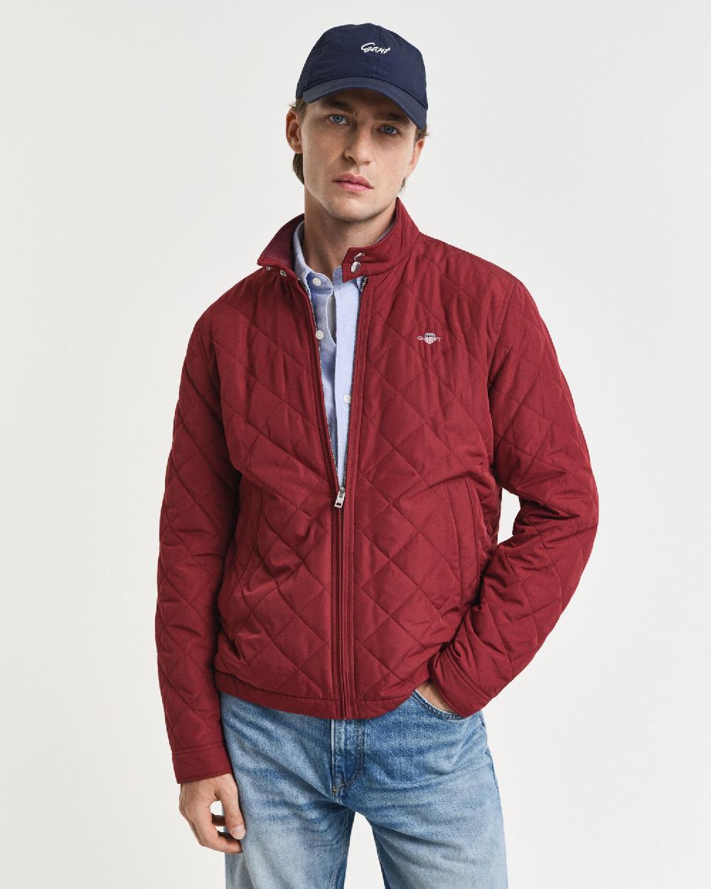 gant Quilted Windcheater plumped red