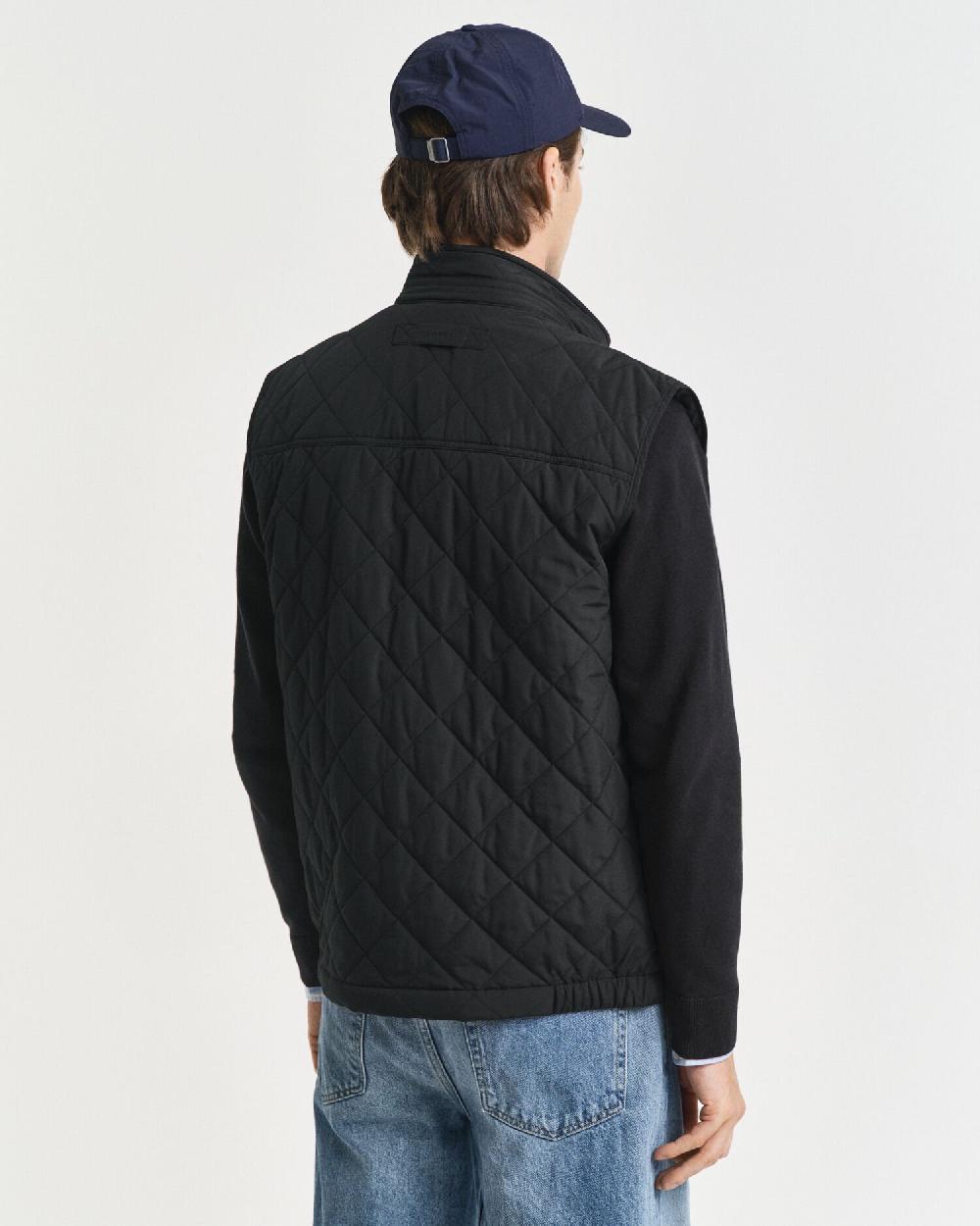 Gant Quilted Windcheater Vest Black