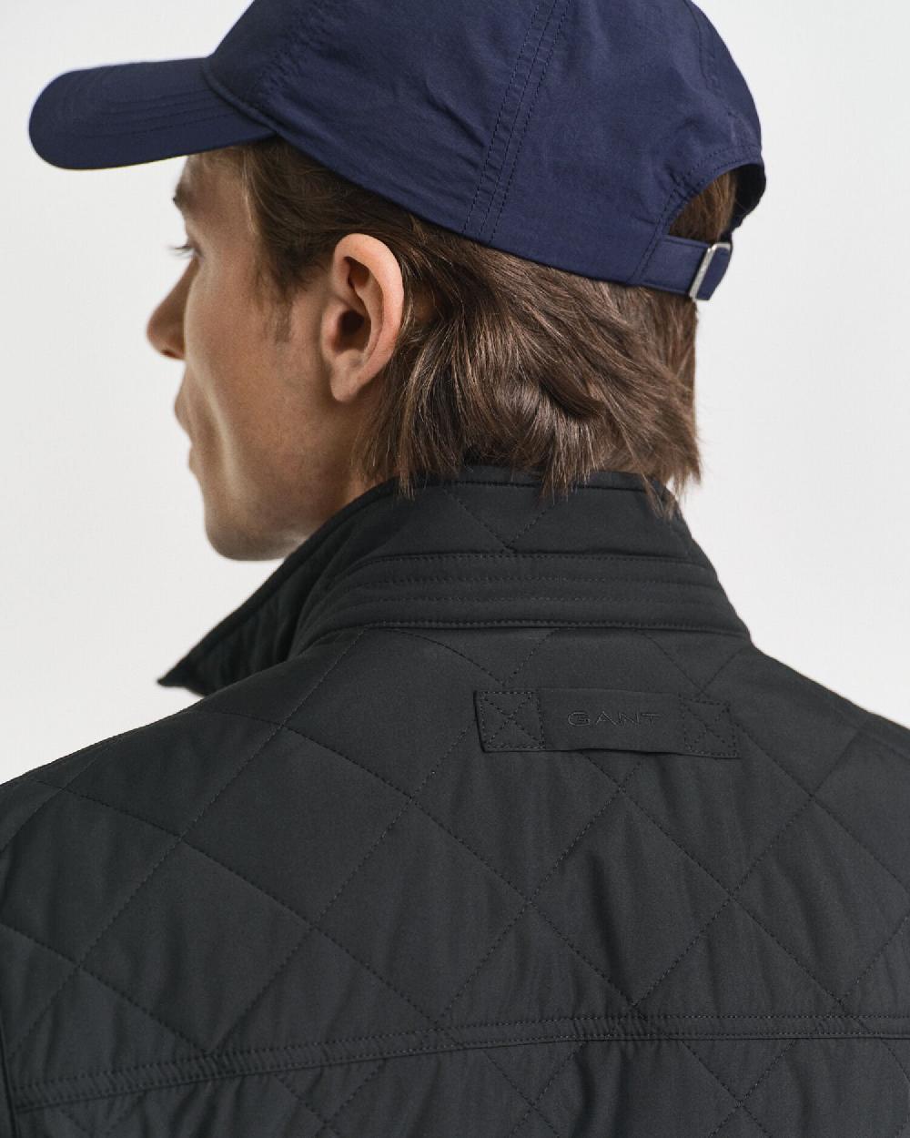 Gant Quilted Windcheater Vest Black