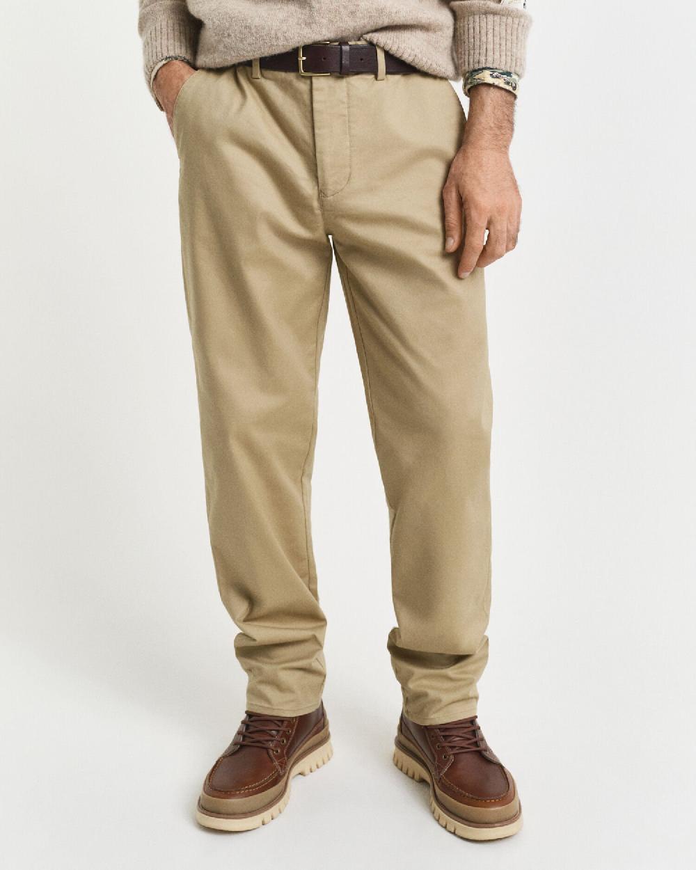 Gant Regular Fit Chinos Dark Khaki