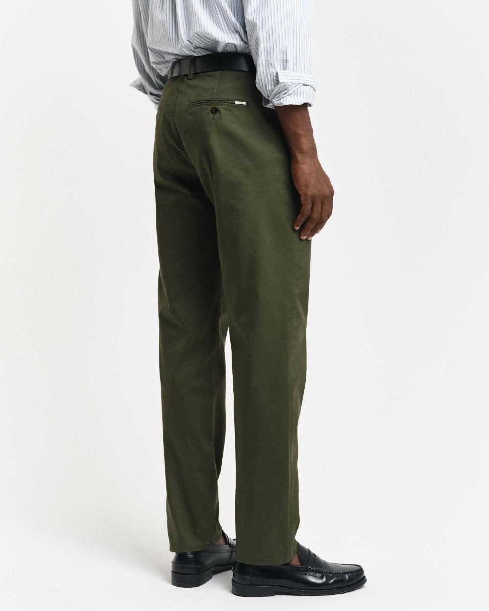 Gant Regular Fit Chinos Juniper Green