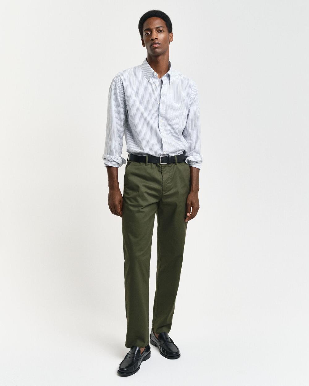 gant Regular Fit Chinos juniper green