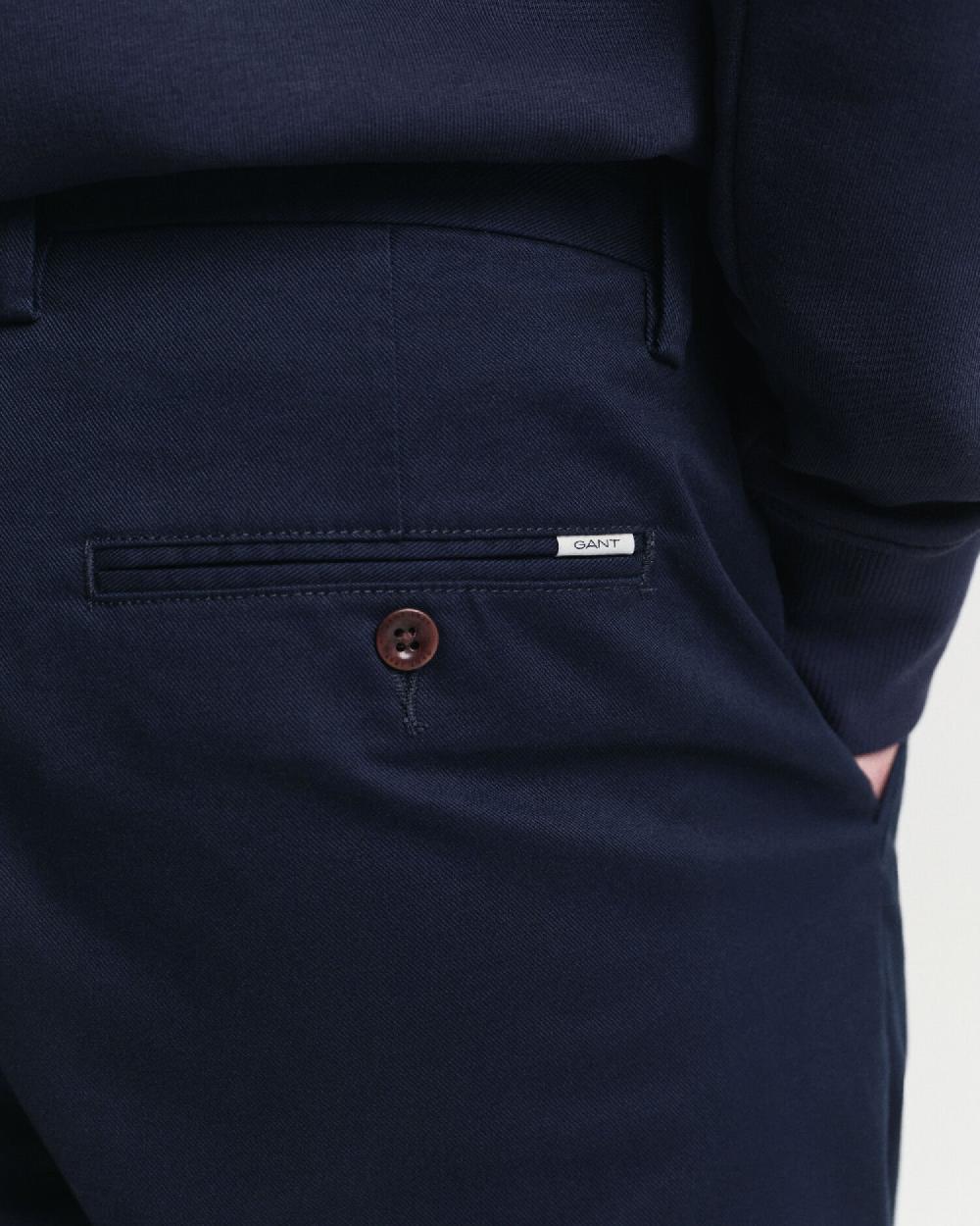 Gant Regular Fit Chinos Marine