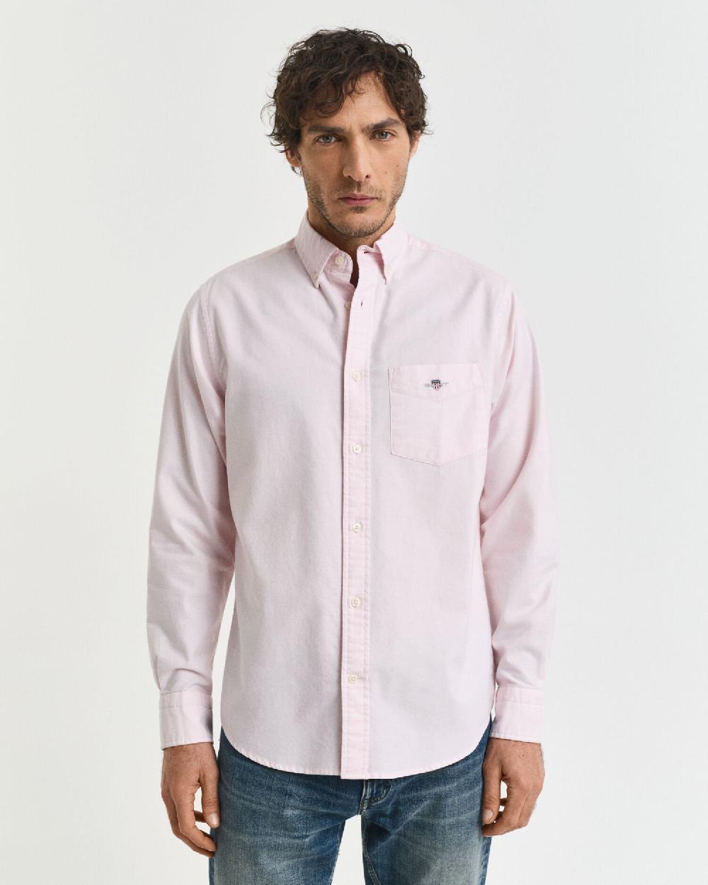 Gant Regular Fit Classic Oxford Shirt Light Pink