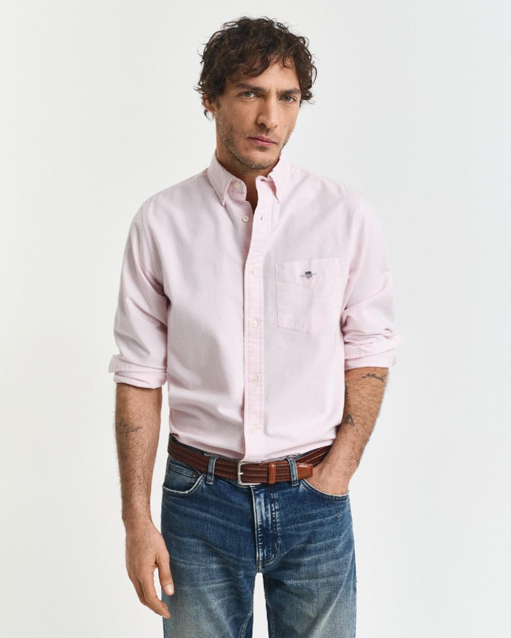 gant Regular Fit Classic Oxford Shirt light pink