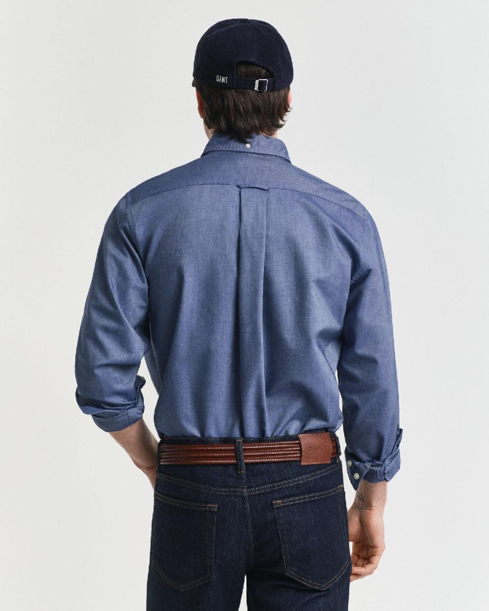 Gant Regular Fit Classic Oxford Shirt Persian Blue