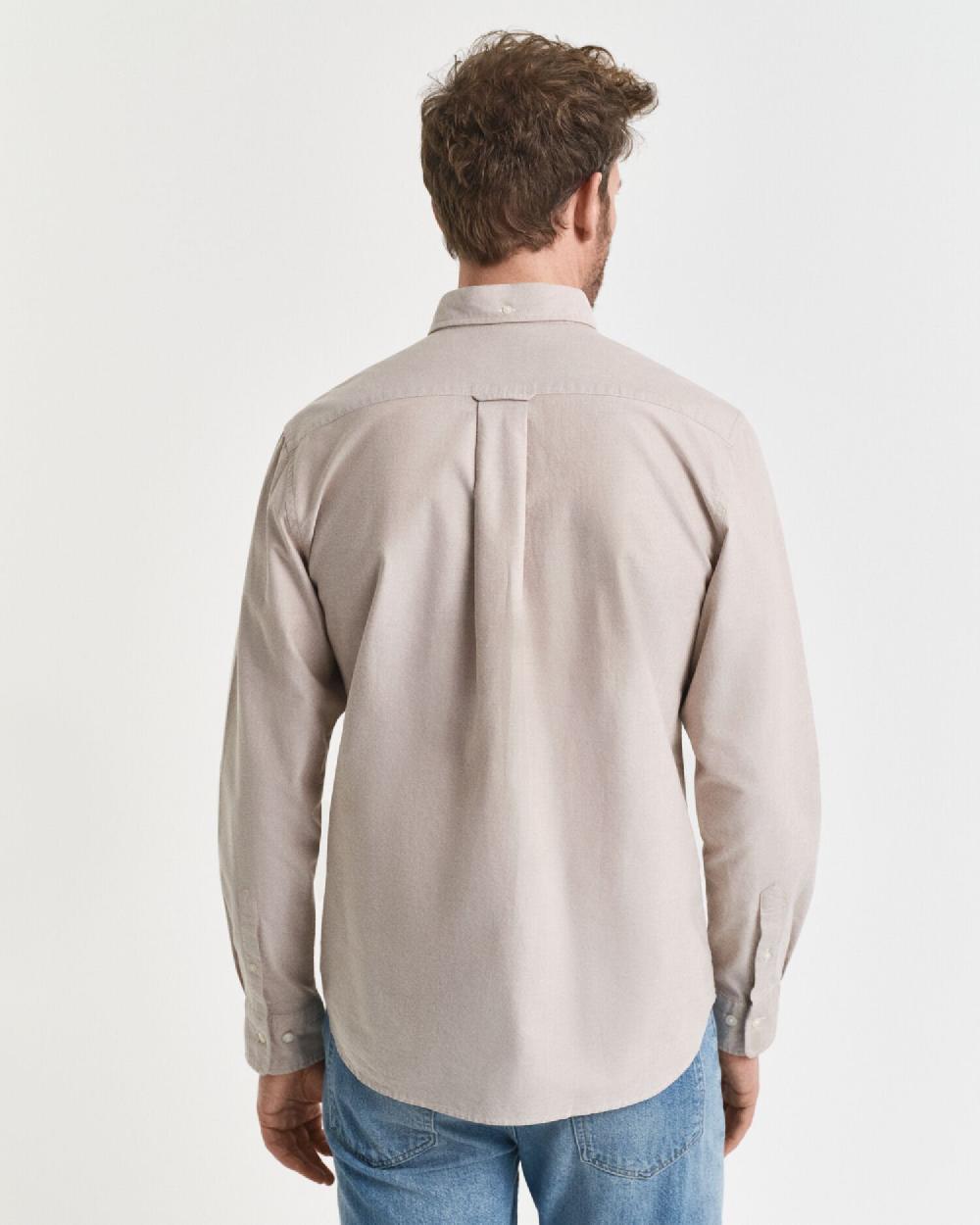 Gant Regular Fit Classic Oxford Shirt Warm Khaki