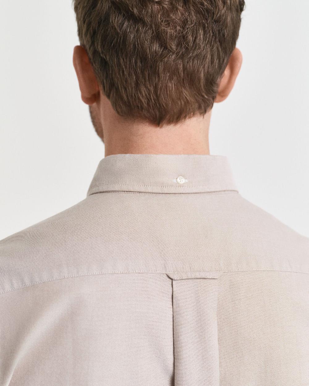 Gant Regular Fit Classic Oxford Shirt Warm Khaki