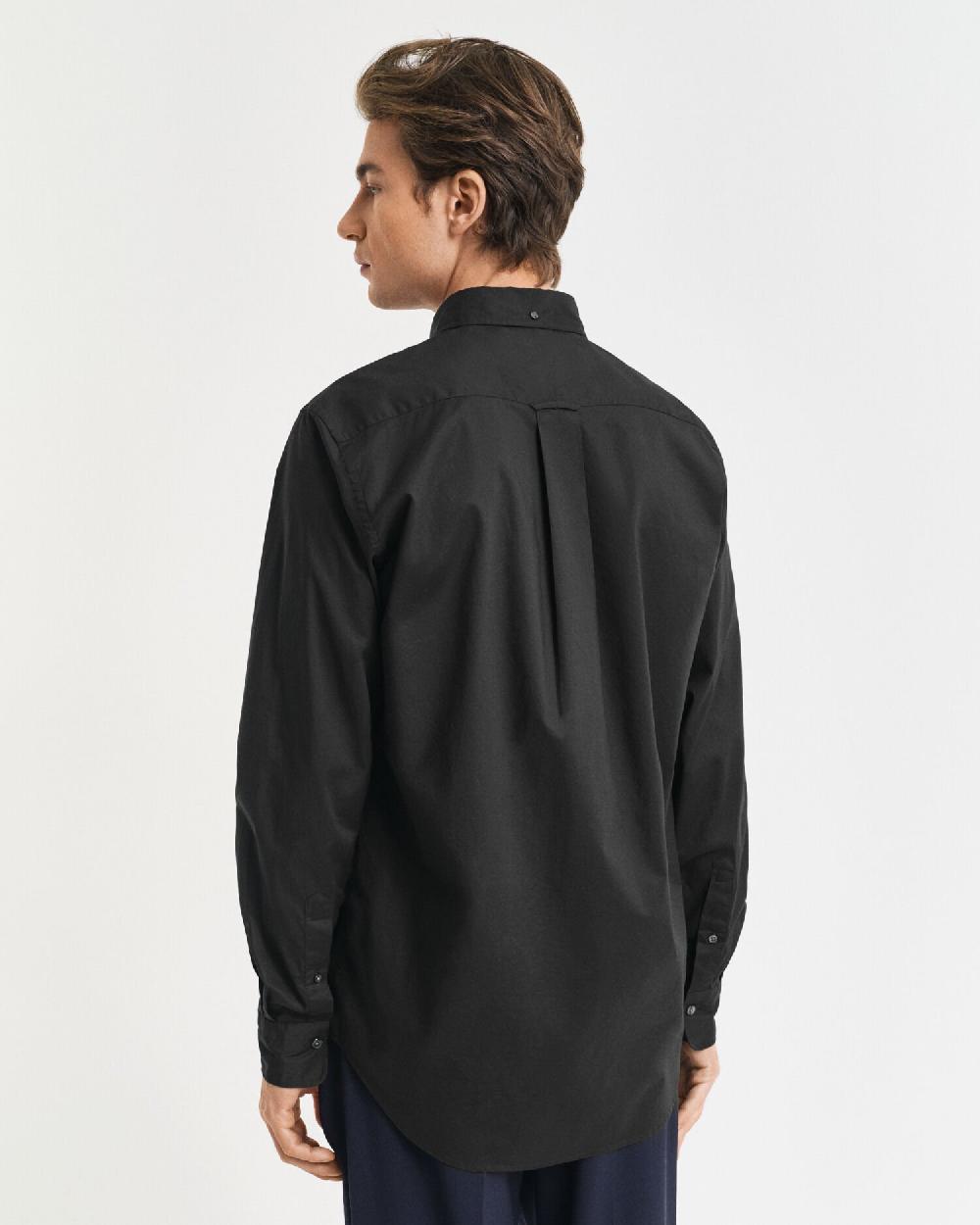 Gant Regular Fit Classic Poplin Shirt Black
