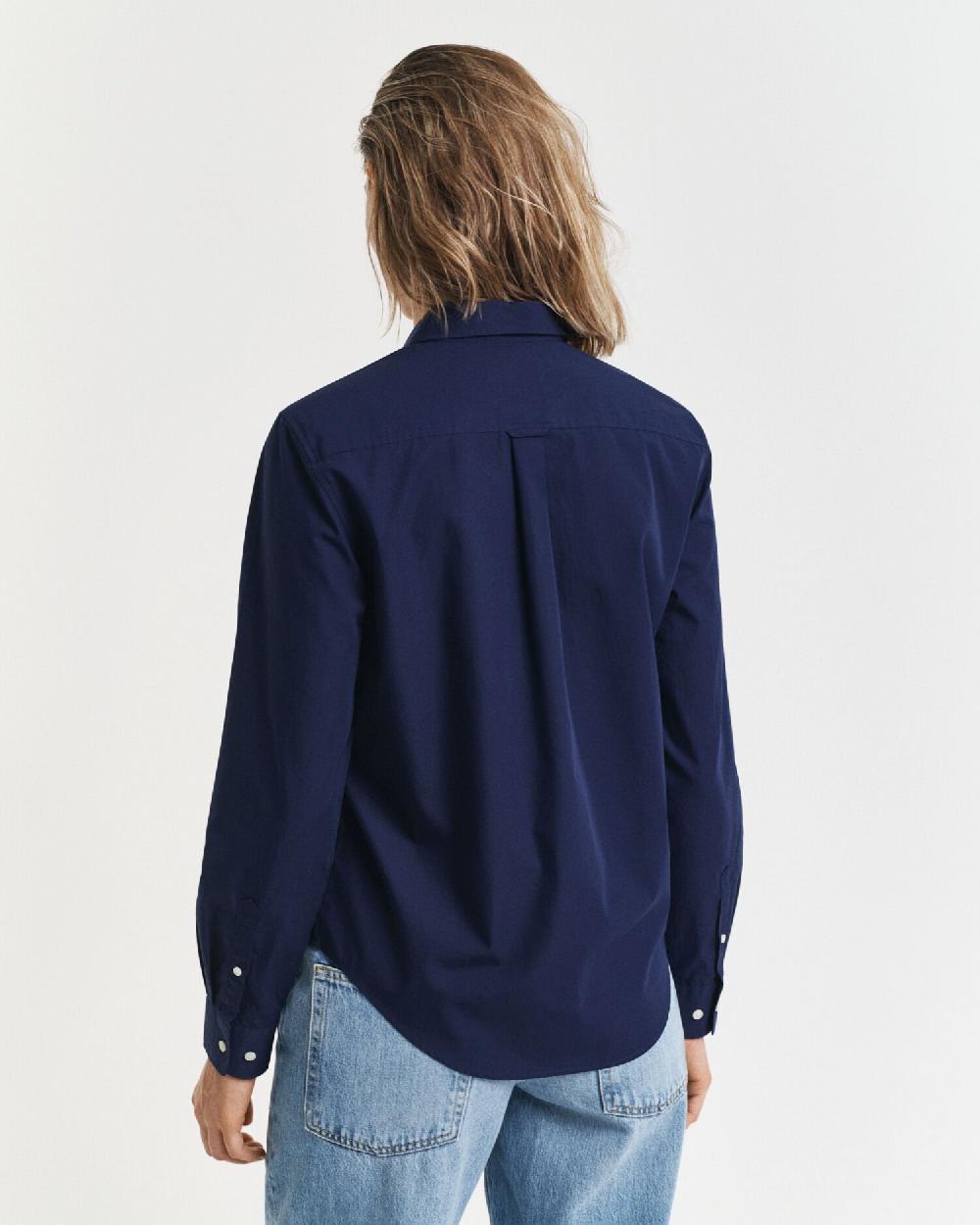 Gant Regular Fit Classic Poplin Shirt Classic Blue