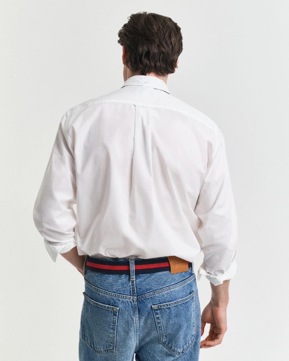 Gant Regular Fit Classic Poplin Shirt White