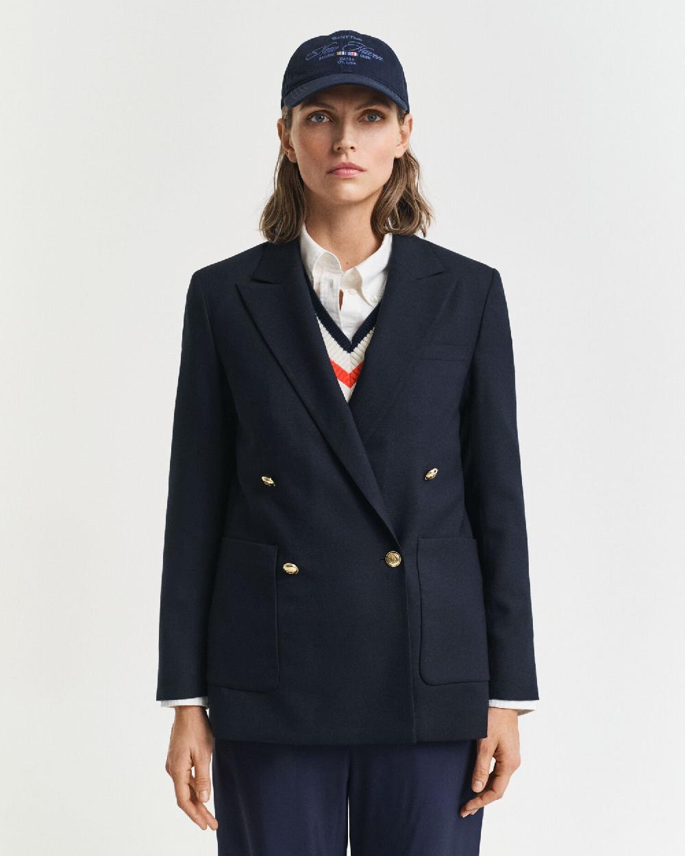 Gant Regular Fit Club Blazer Evening Blue