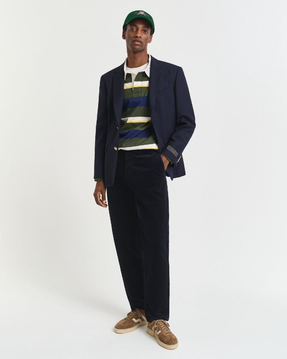 gant Regular Fit Corduroy Chinos evening blue