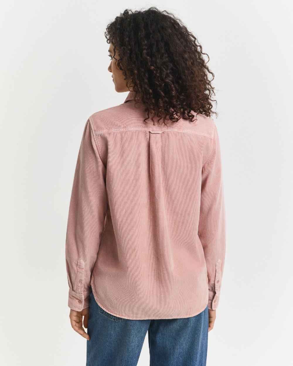 Gant Regular Fit Corduroy Shirt Dusty Rose