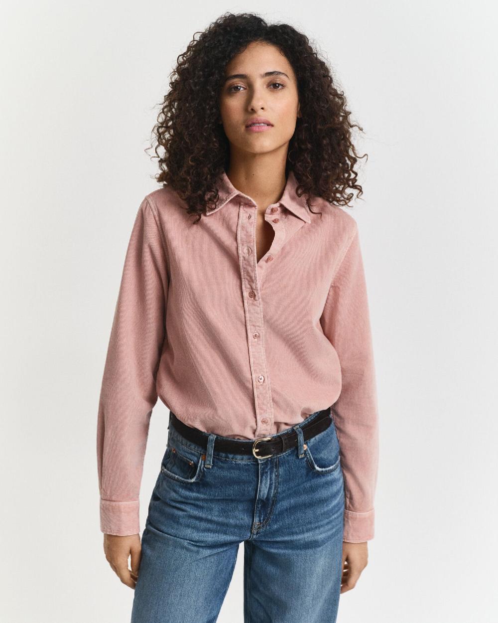 gant Regular Fit Corduroy Shirt dusty rose