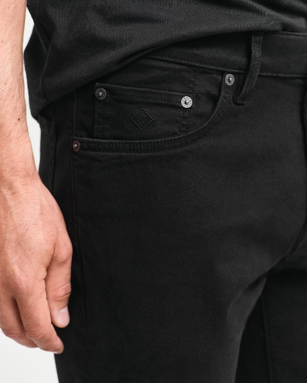 Gant Regular Fit Desert Jeans Black