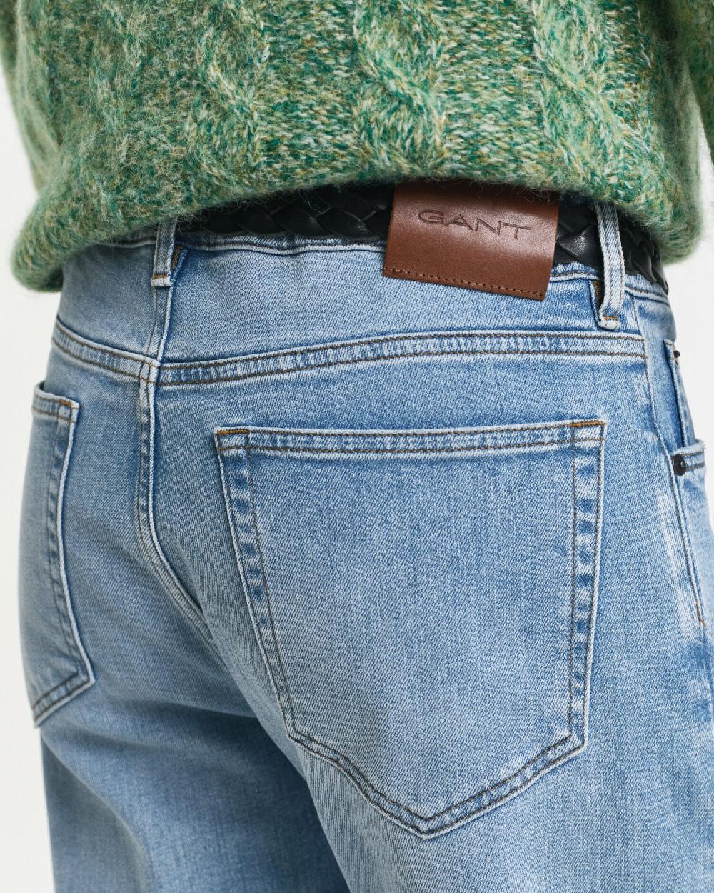 Gant Regular Fit Jeans Light Blue Vintage
