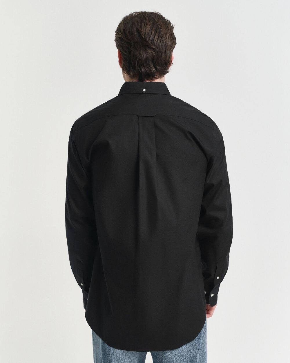 Gant Regular Fit Pinpoint Oxford Shirt Black