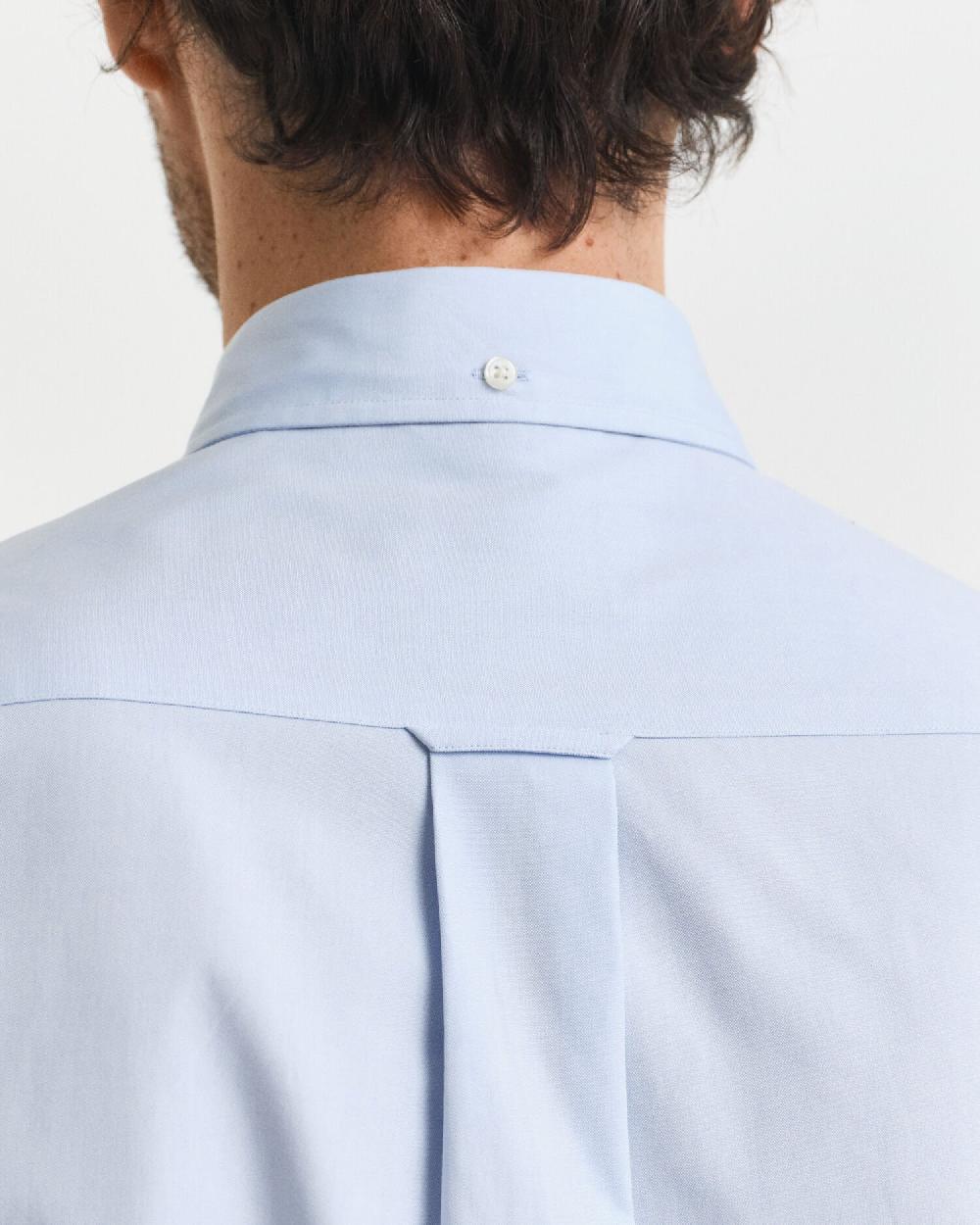 Gant Regular Fit Pinpoint Oxford Shirt Light Blue
