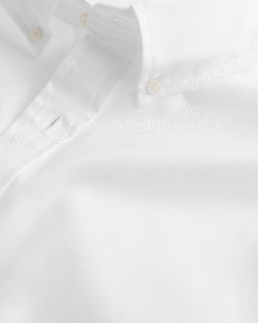 Gant Regular Fit Pinpoint Oxford Shirt White