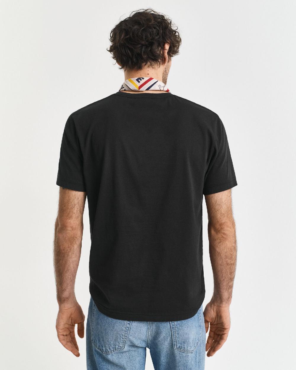 Gant Regular Fit Shield T-Shirt Black