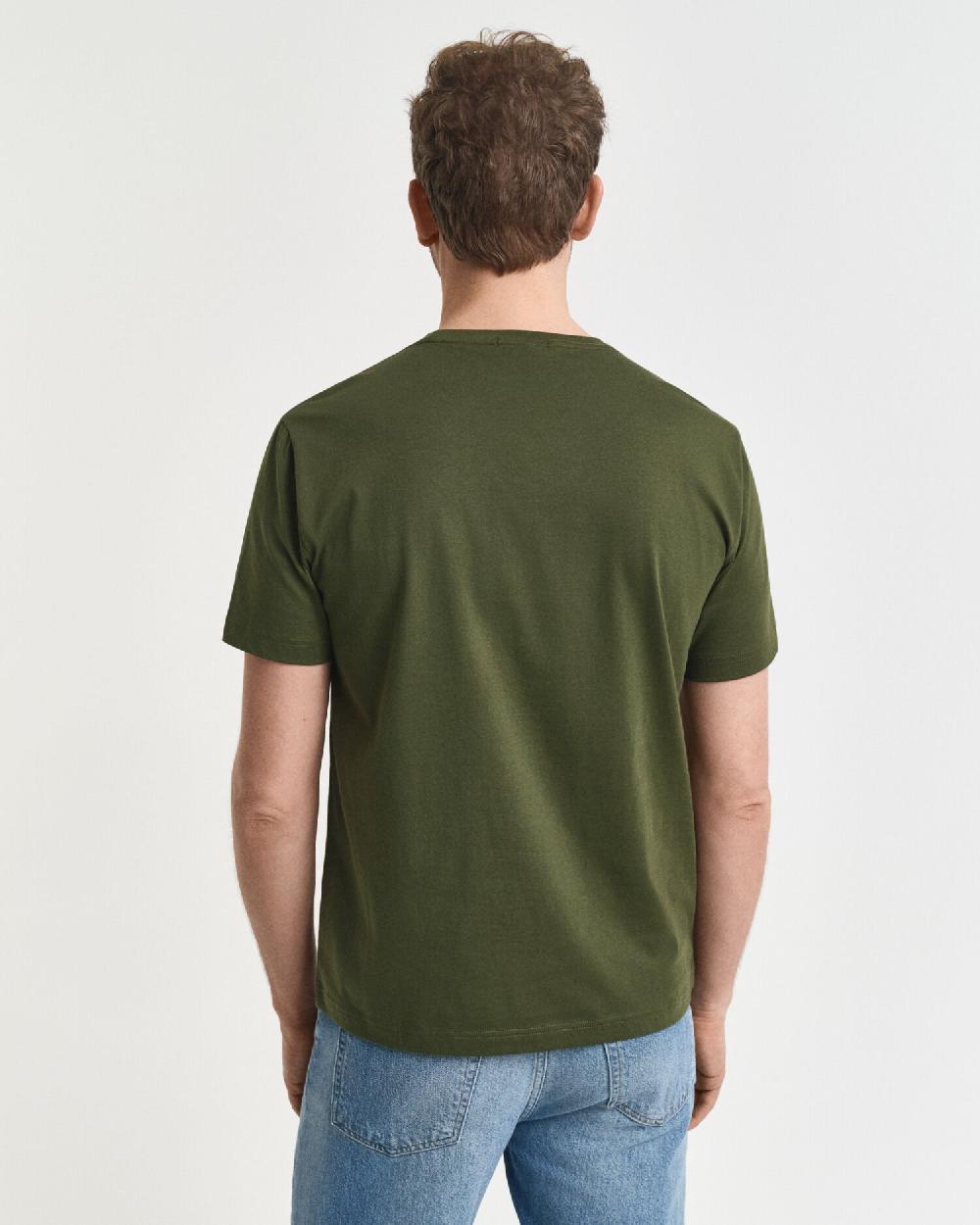 Gant Regular Fit Shield T-Shirt Country Green