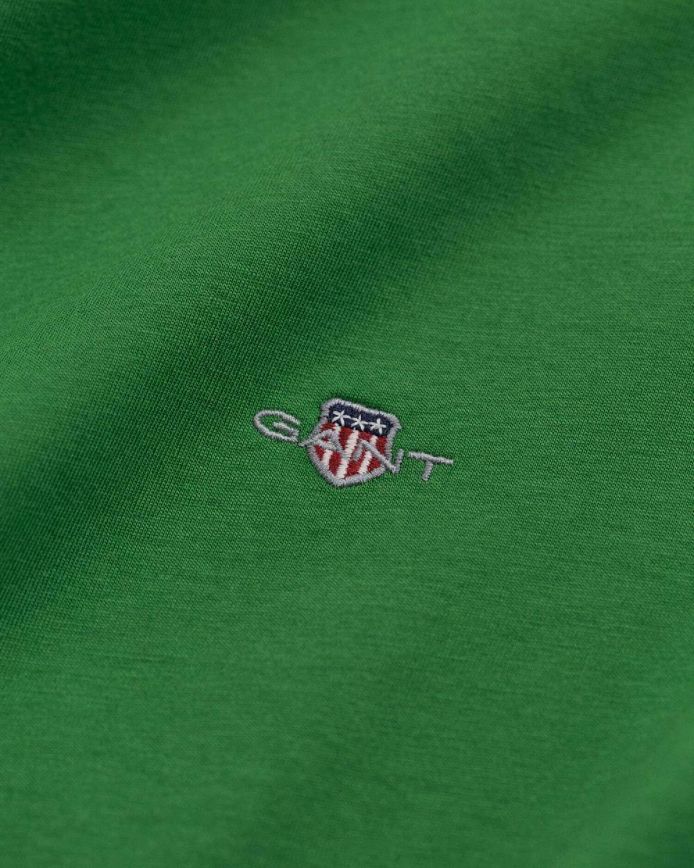 Gant Regular Fit Shield T-Shirt Grass Green