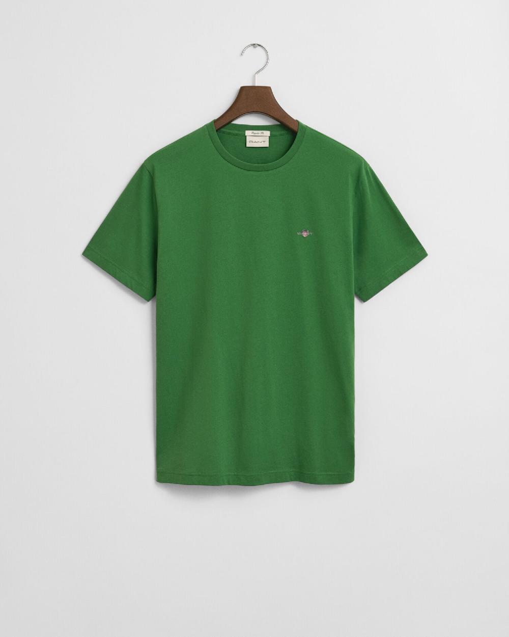 gant Regular Fit Shield T-Shirt grass green