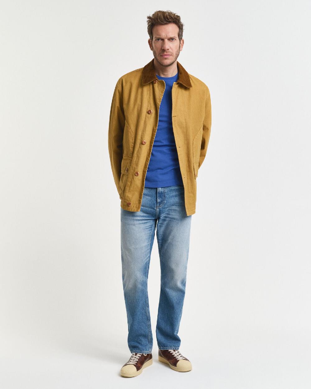 Gant Regular Fit Shield T-Shirt Rich Blue