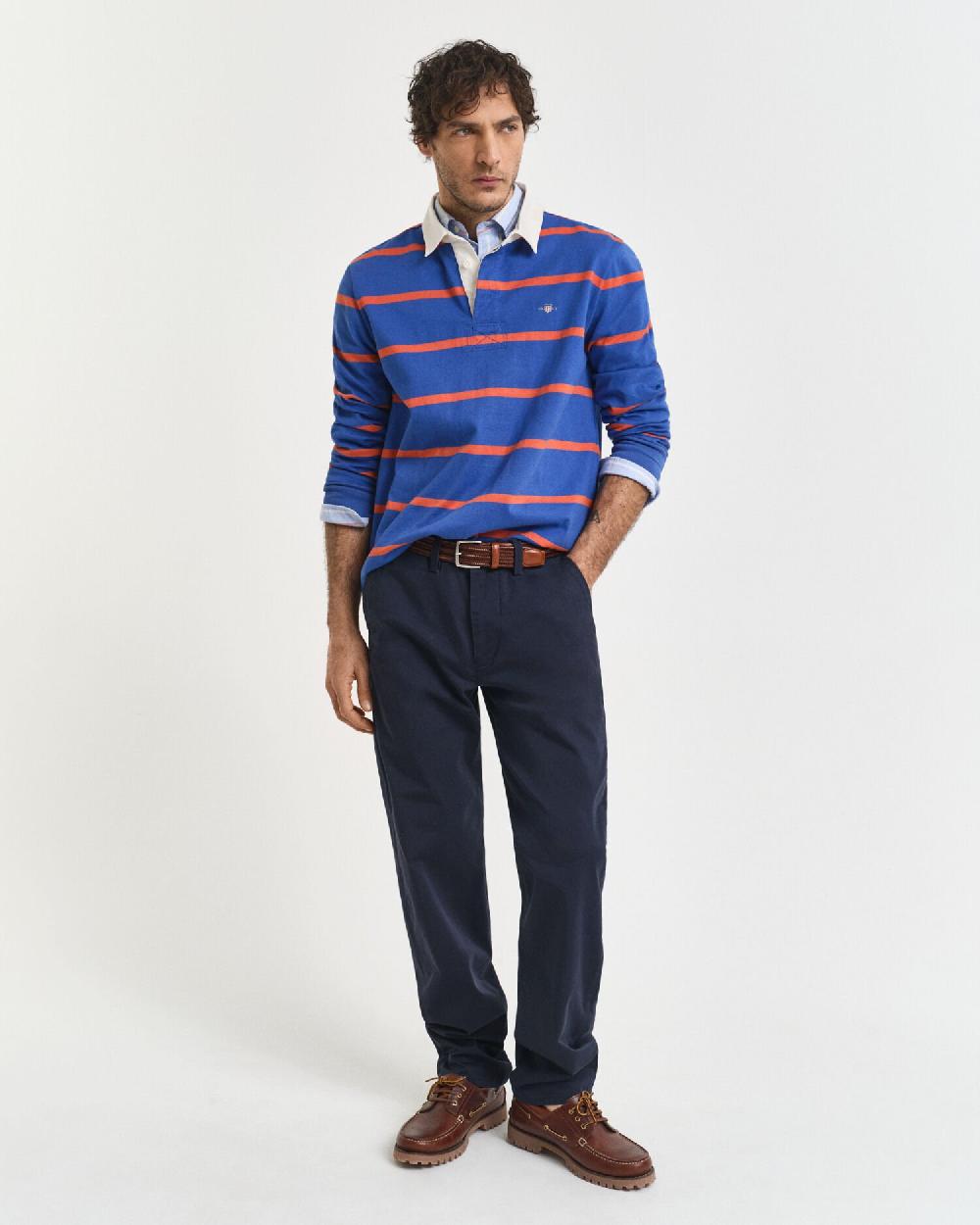 gant Regular Fit Twill Chinos marine