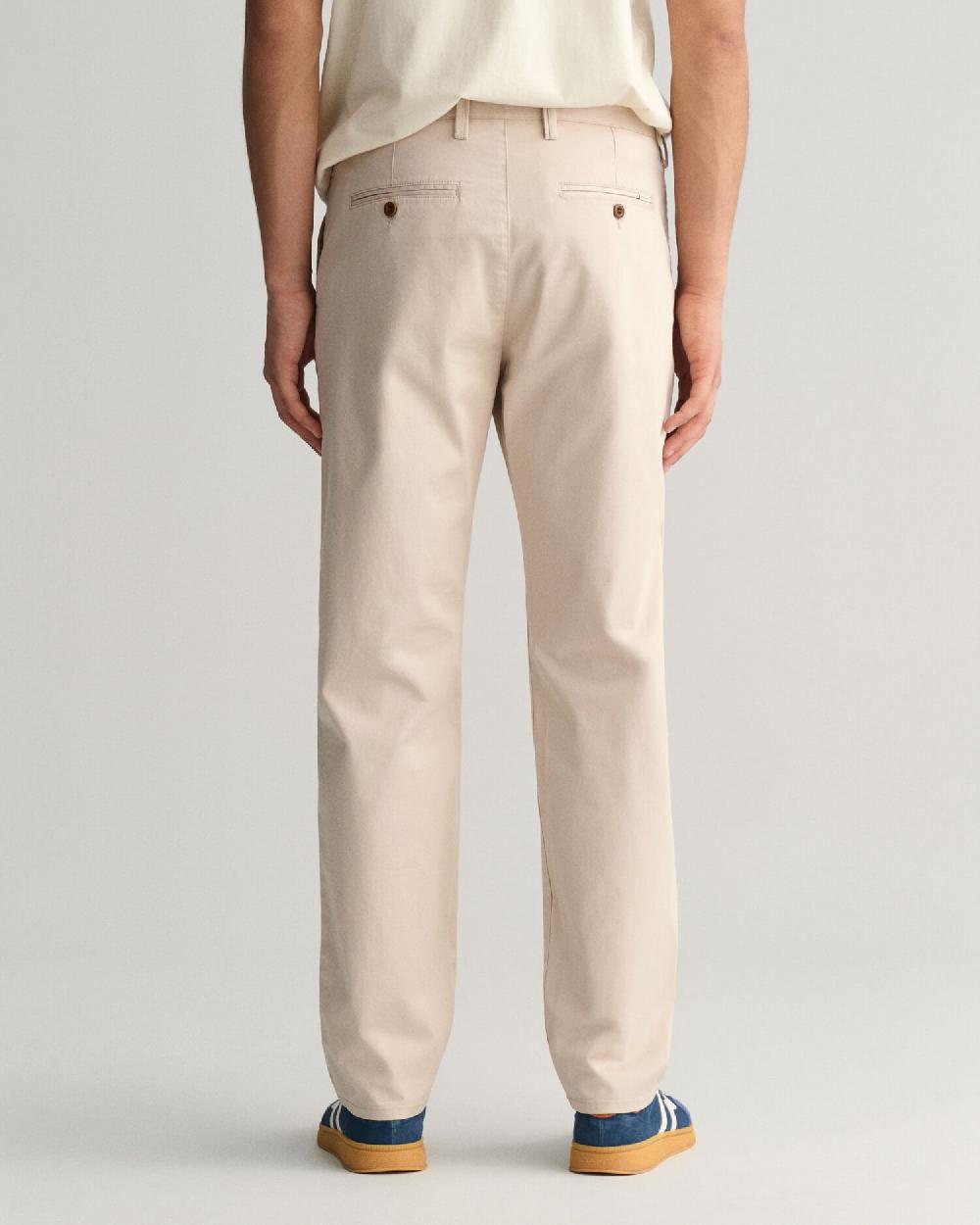 Gant Regular Fit Twill Chinos Putty
