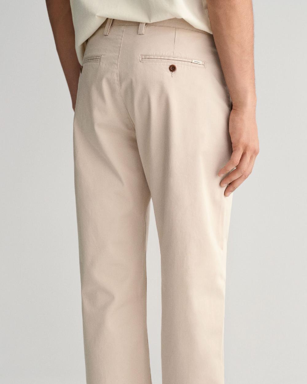 Gant Regular Fit Twill Chinos Putty