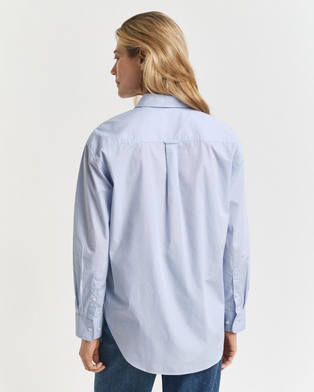 Gant Relaxed Fit Classic Poplin Shirt Light Blue