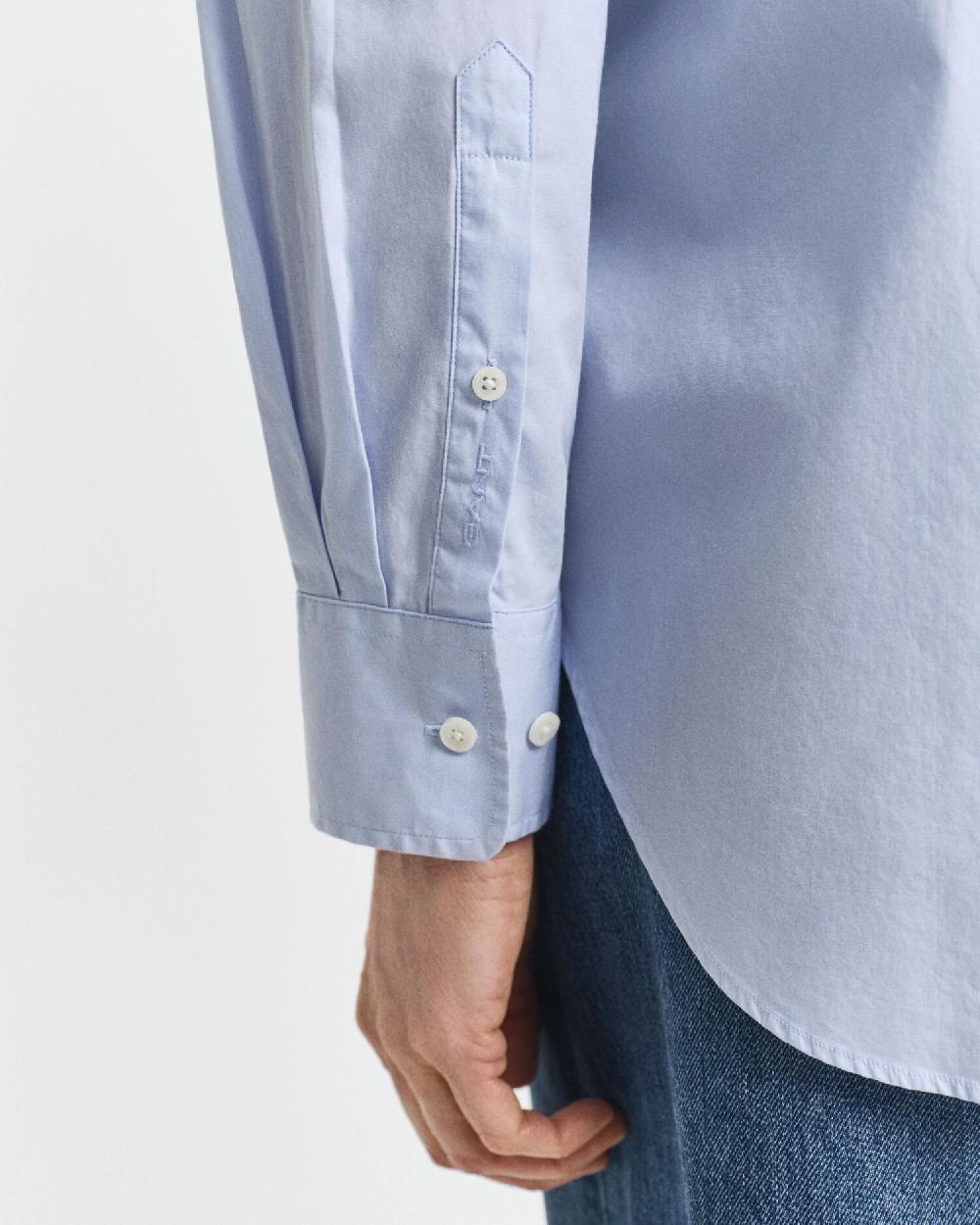 Gant Relaxed Fit Classic Poplin Shirt Light Blue