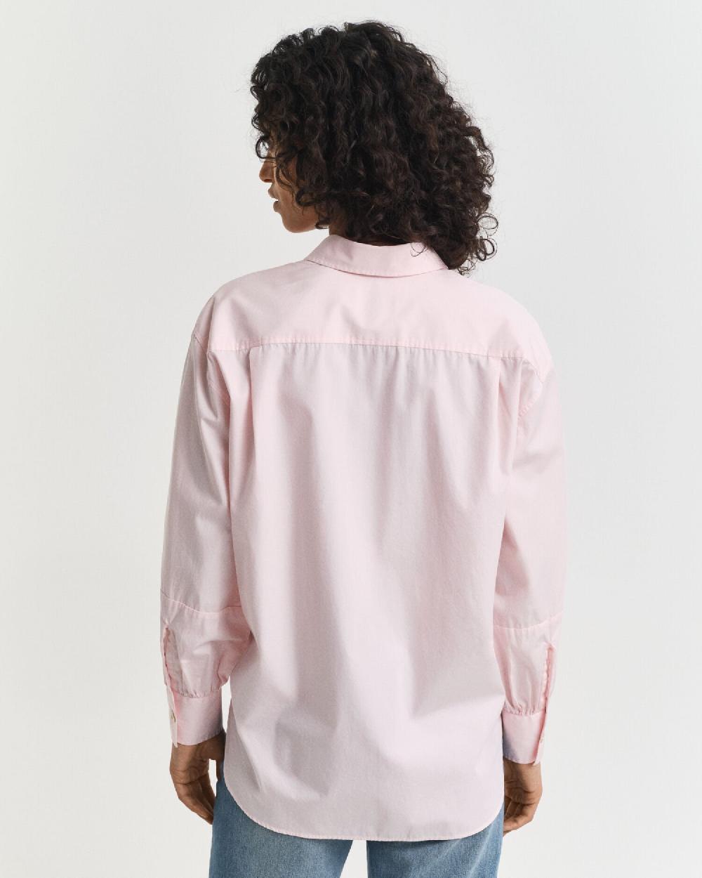 Gant Relaxed Fit Volume Sleeve Shirt Salmon