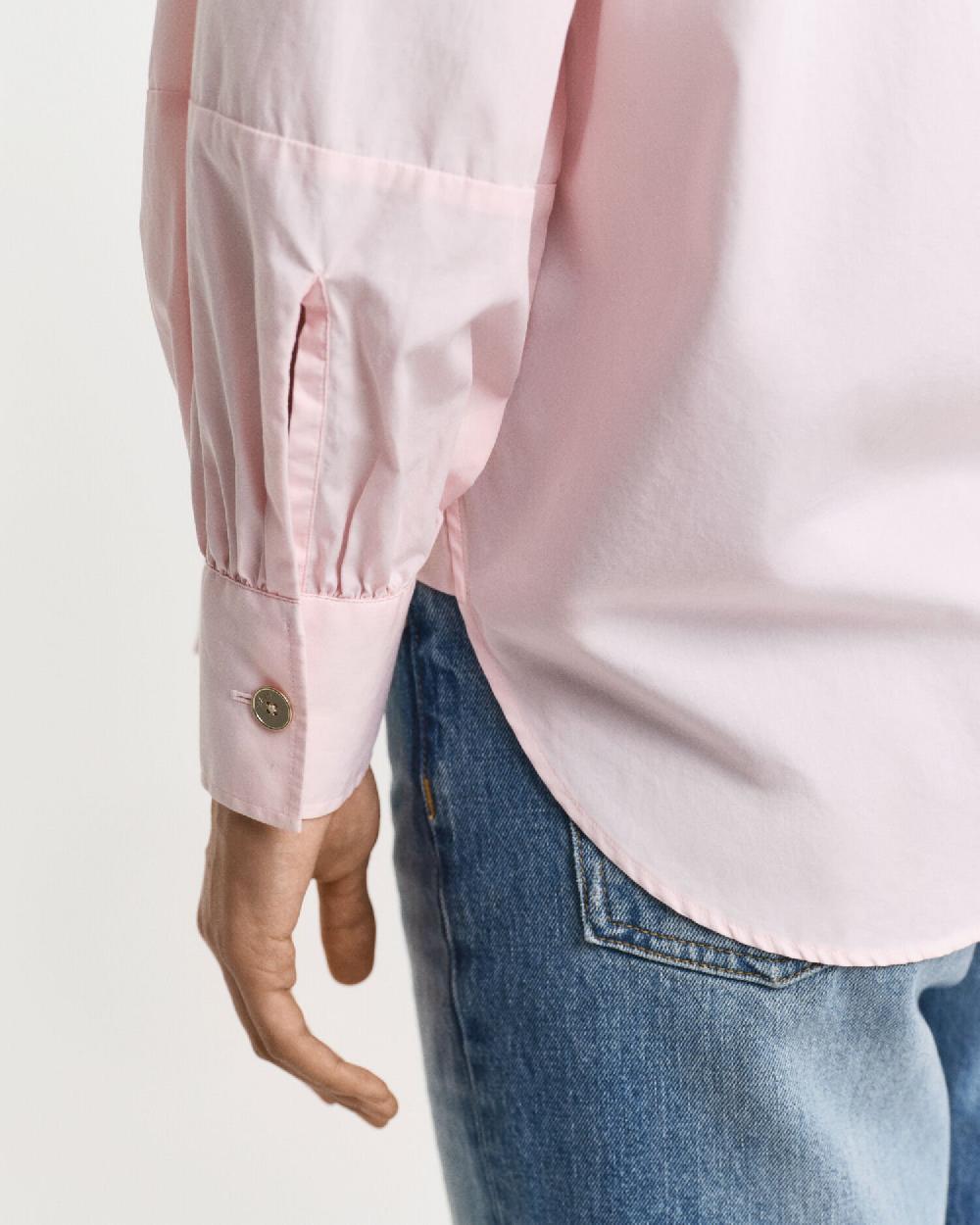 Gant Relaxed Fit Volume Sleeve Shirt Salmon