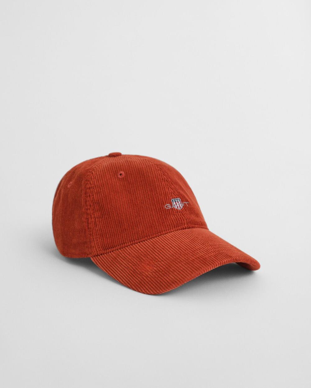 gant Shield Corduroy Cap modern rust