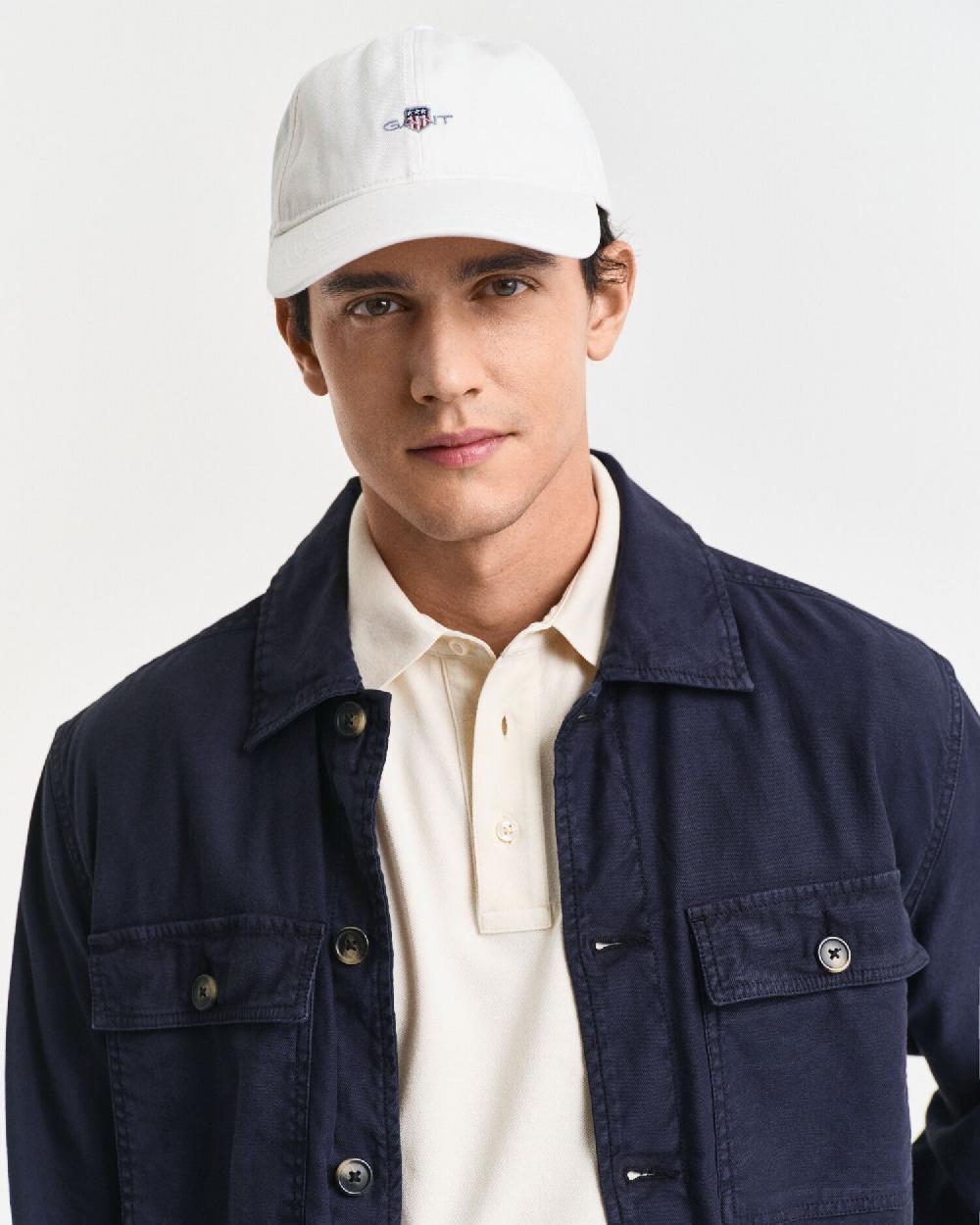gant Shield Cotton Twill Cap eggshell
