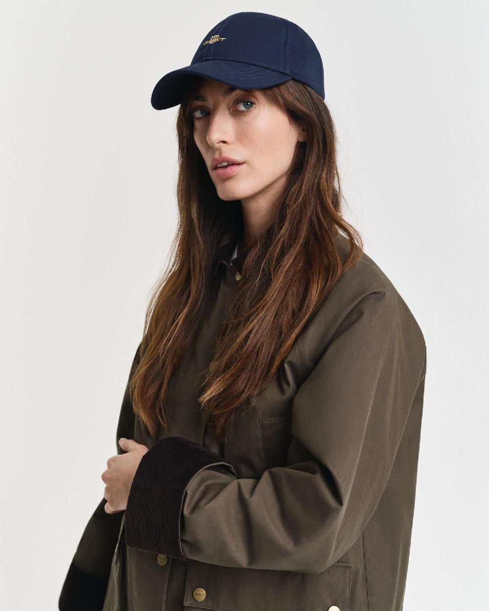 gant Shield Cotton Twill Cap marine