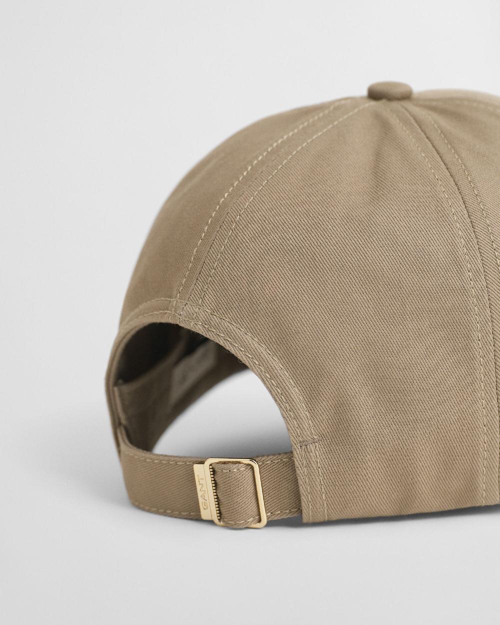 Gant Shield Cotton Twill Cap Taupe Beige