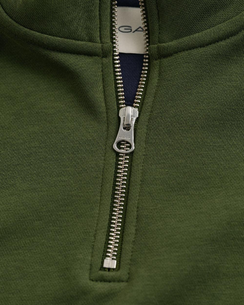 Gant Shield Half-Zip Sweatshirt Country Green