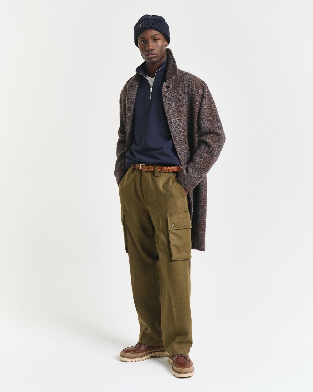 Gant Shield Half-Zip Sweatshirt Evening Blue