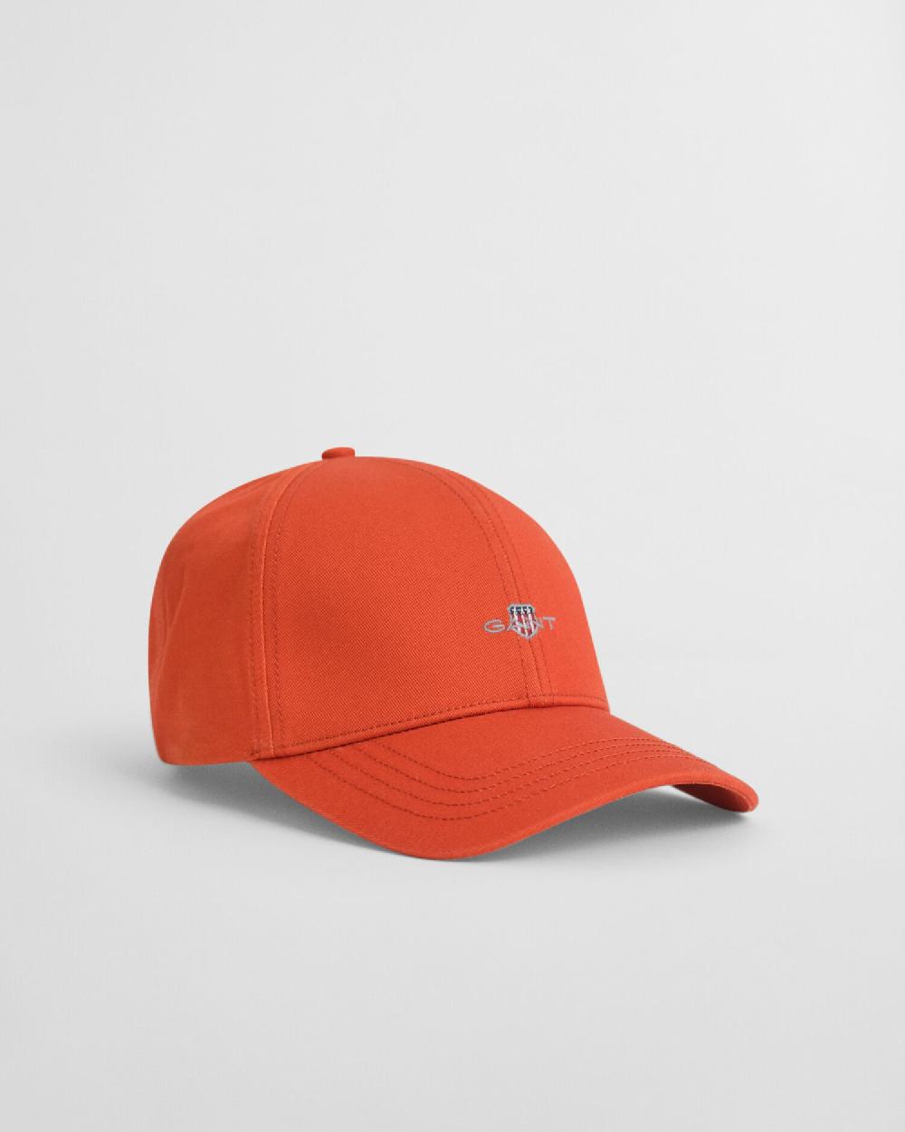 Gant Shield High Cotton Twill Cap Deep Orange