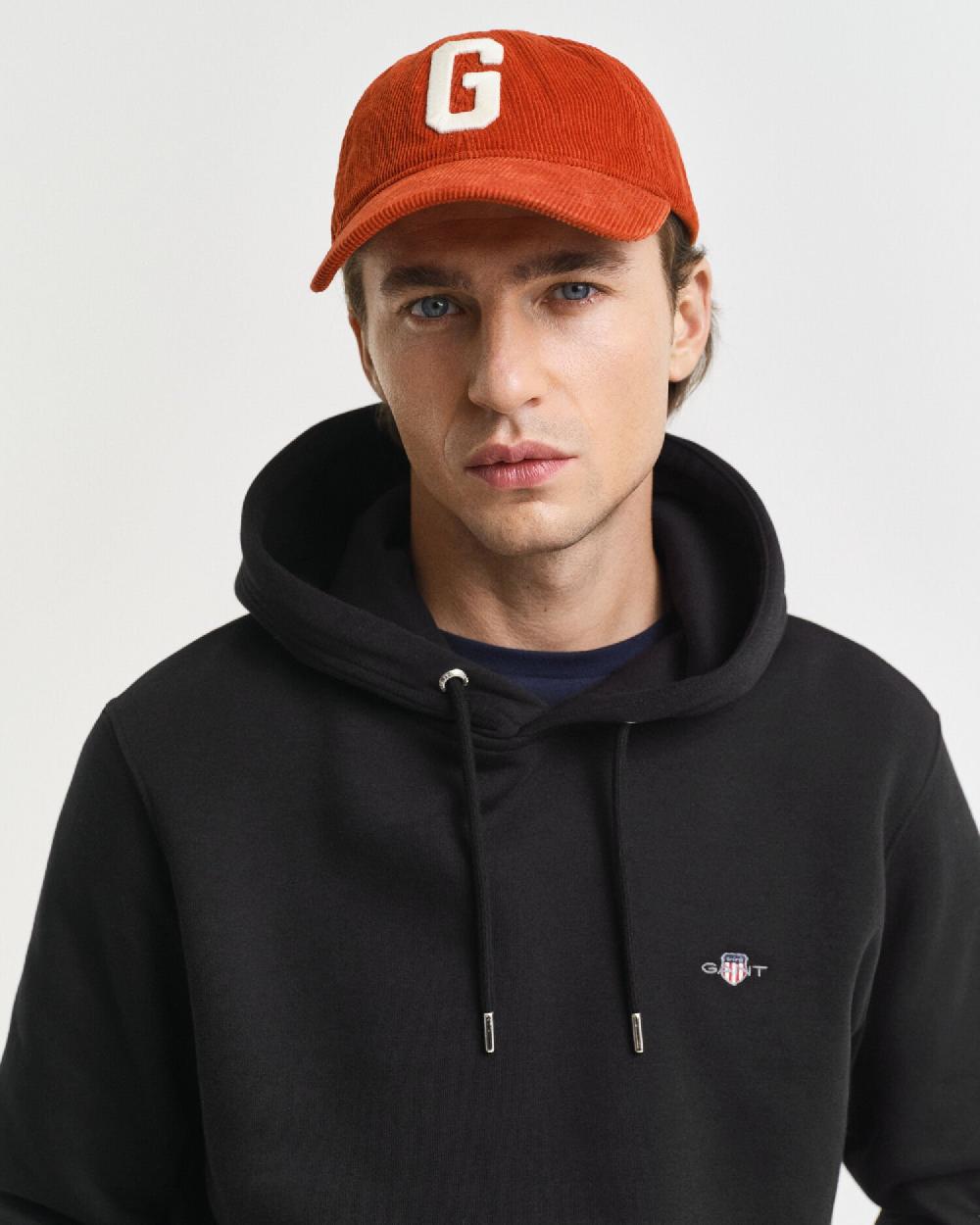 Gant Shield Hoodie Black