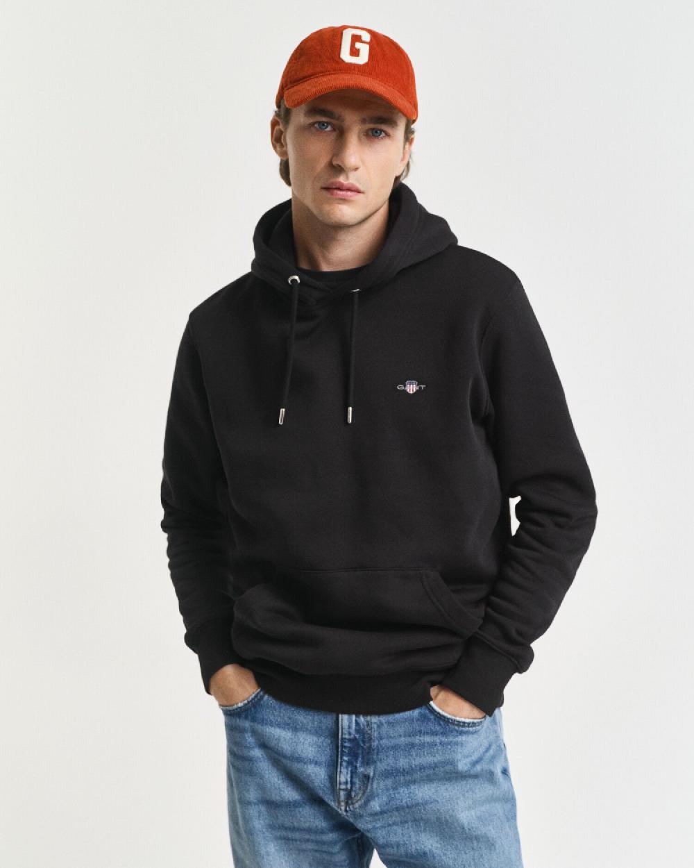 gant Shield Hoodie black