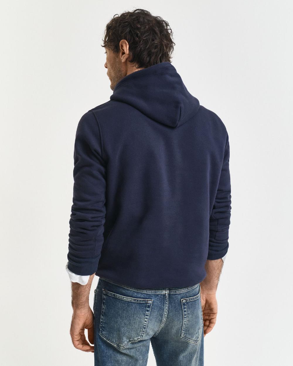 Gant Shield Hoodie Evening Blue