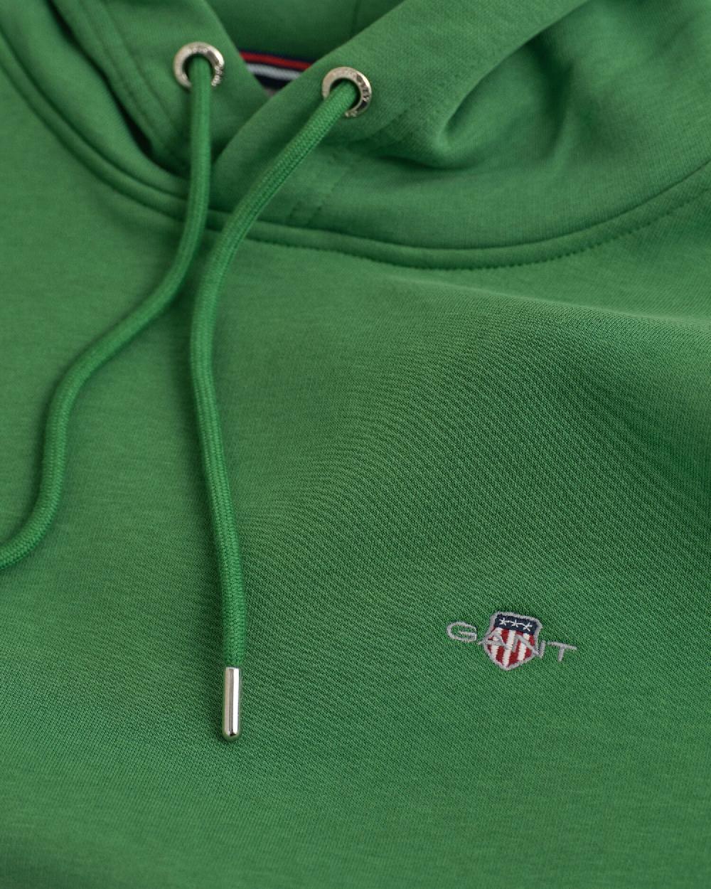 Gant Shield Hoodie Grass Green