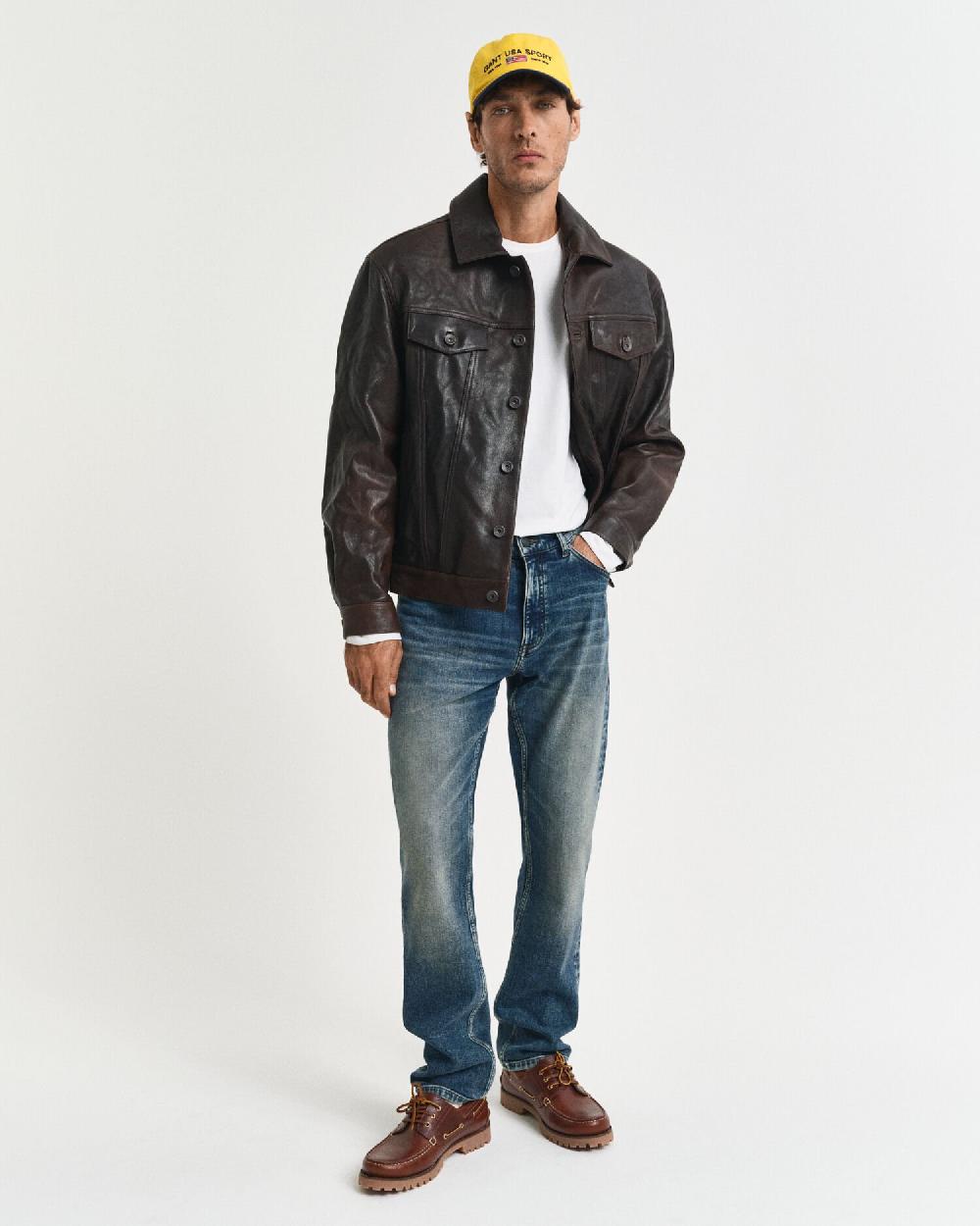 Gant Shield Long Sleeve T-Shirt Eggshell