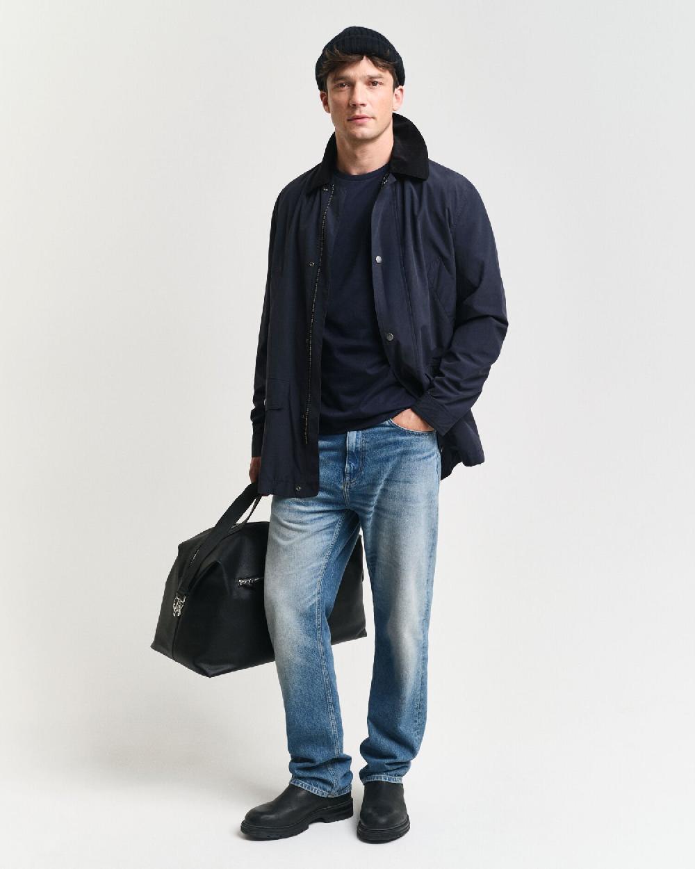 Gant Shield Long Sleeve T-Shirt Evening Blue